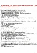 Shadow Health Tina Jones Skin&comma; Hair & Nails Assessment &ndash; Week 5 Completed DCE with Answers&period;pdf