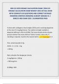 BSN 215 HESI DOSAGE CALCULATION EXAM &sol; BSN 215  DOSAGE CALCULATION EXAM NEWEST 2025 ACTUAL EXAM  WITH COMPLETE 50 QUESTIONS AND CORRECT DETAILED  ANSWERS &lpar;VERIFIED ANSWERS&rpar; ALREADY GRADED A&plus; &sol;  BSN215 HESI EXAM 2025 &vert; GUARANTEED PASS 