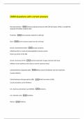 CNRN Questions with correct answers 