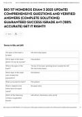 BIO 117 HONDROS EXAM 3 2025 UPDATE&vert; COMPREHENSIVE QUESTIONS AND VERIFIED ANSWERS &lpar;COMPLETE SOLUTIONS&rpar; GUARANTEED SUCCESS &vert;GRADE A&plus;&excl;&excl; &lpar;100&percnt; ACCURATE&rpar; GET IT RIGHT&excl;&excl;