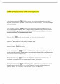 CNRN terms Questions with correct answers 