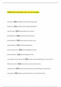 CNRN Exam Questions with correct answers 