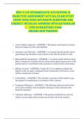 WGU D105 Intermediate Accounting III  OBJECTIVE ASSESSMENT ACTUAL EXAM STUDY  GUIDE 2025&sol;2026 ACCURATE QUESTIONS AND  CORRECT DETAILED ANSWERS WITH RATIONALES  &vert;&vert; 100&percnt; GUARANTEED PASS  <BRAND NEW VERSION> 