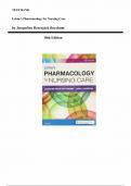Test Bank for Lehne's Pharmacology for Nursing Care 10th Edition &lpar;Burchum&comma; 2019&rpar;&comma; Chapter 1-110 &vert;All Chapters