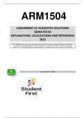 ARM1504 ASSIGNMENT 1&lpar; QUESTIONS & ANSWERS&rpar; SEMESTER 2 -2025
