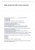 Efda study test with correct answers