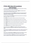 FTCE&colon; ESE &lpar;Nava Ed questions  and answers 