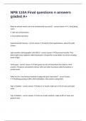 NPB 110A Final questions n answers graded A&plus;