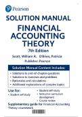 Financial Accounting Theory 7th Edition - Solution Manual by William R&period; Scott&comma; Patricia C&period; O'Brien