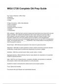 WGU C720 Complete OA Prep Guide NEWEST 2025&sol;2026 ACTUAL EXAM COMPLETE QUESTIONS AND CORRECT DETAILED ANSWERS &lpar;VERIFIED ANSWERS&rpar; &vert;ALREADY GRADED A&plus;&vert;&vert;BRAND NEW&excl;&excl;