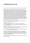 C720 WGU Terms for PA NEWEST 2025&sol;2026 ACTUAL EXAM COMPLETE QUESTIONS AND CORRECT DETAILED ANSWERS &lpar;VERIFIED ANSWERS&rpar; &vert;ALREADY GRADED A&plus;&vert;&vert;BRAND NEW&excl;&excl;
