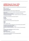 ASREB State B-1 Exam 100&percnt; Questions Solved Correctly
