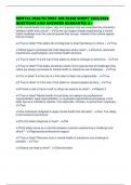 MENTAL HEALTH FIRST AID EXAM SCRIPT 2025&period;pdf  1&period; Document information