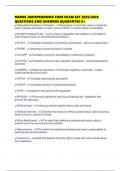 MSDBE JURISPRUDENCE CORE EXAM SET 2025&sol;2026 QUESTIONS AND ANSWERS GUARANTEE A&plus;