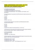 MSDBE JURISPRUDENCE EXAM SCRIPT 2025&sol;2026 QUESTIONS AND ANSWERS GUARANTEE A&plus;