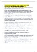 MSDBE JURISPRUDENCE STUDY GUIDE 2025&sol;2026 QUESTIONS AND ANSWERS GUARANTEE A&plus;