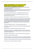 MSDBE JURISPRUDENCE TEST PAPER 2025&sol;2026 QUESTIONS AND ANSWERS GUARANTEE A&plus;
