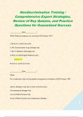 Nondiscrimination Training &sol; Comprehensive Expert Strategies&comma; Review of Key Quizzes&comma; and Practice Questions for Guaranteed Success  