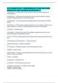 NYS COSMETOLOGY COMPREHENSIVE EXAM 2025&sol;2026 QUESTIONS AND ANSWERS GUARANTEE A&plus;