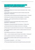 NYS COSMETOLOGY CORE EXAMS SET 2025&sol;2026 QUESTIONS AND ANSWERS GUARANTEE A&plus;