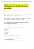 MEGR 3111 R&period;Vrikkis Conceptual Test Question Review and answer already passed 2025