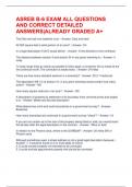 ASREB B-6 EXAM ALL QUESTIONS AND CORRECT DETAILED ANSWERS&vert;ALREADY GRADED A&plus;