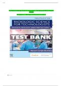Radiologic Science for Technologists &ndash; Test Bank &lpar;12th Edition&rpar; by Stewart C&period; Bushong &vert; Chapters 1&ndash;40 &vert; Complete Practice Questions with Answers