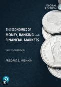 Test Bank for Economics of Money&comma; Banking&comma; and Financial Markets 13th Edition by Frederic S&period; Mishkin &vert; All Chapters Covered &vert; Newest Complete Version2025