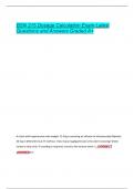 BSN 215 Dosage Calculation Exam Latest  Questions and Answers Graded A&plus; 