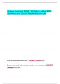 Portage Learning- BIOD 151 Exam 1 Latest 2025  Questions and Correct Answers Graded A&plus; 