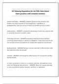 VA Tattooing Regulations for the PMU State Board Exam questions with complete solutions&period;