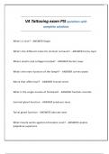VA Tattooing exam PSI questions with complete solutions&period;
