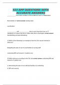 523 APP QUESTIONS WITH ACCURATE ANSWERS