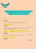 MIDTERM EXAM 3&colon; NURS 6501N ADVANCED PATHOPHYSIOLOGY&comma; 2025&sol;2026 WITH CORRECT&sol;ACCURATE ANSWERS