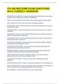 ITN 260 MIDTERM EXAM QUESTIONS WITH CORRECT ANSWERS 