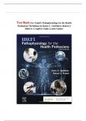 Test Bank for Gould&rsquo;s Pathophysiology for the Health Professions&comma; 7th Edition &ndash; VanMeter & Hubert &ndash; Verified Questions and Answers