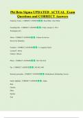 Phi Beta Sigma UPDATED  ACTUAL  Exam  Questions and CORRECT Answers 