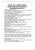 PNVN 1631EXAMS QUESTIONS AND CORRECT ANSWERS &vert; LATEST UPDATE &vert; RATED A&plus;