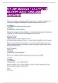 ITN 260 MODULE 12&comma;13 AND 15 REVIEW QUESTIONS AND ANSWERS 