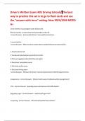 Driver's Written Exam &lpar;405 Driving School&rpar;&sol; The best way to practice this set is to go to flash cards and use the "answer with term" setting&period; New 2025&sol;2026 RATED A&plus; 