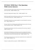 WVSSAC NFHS Part 1 Test Questions With Correct Answers