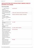 OSSF DR TEST PRACTICE 20252026 EXPERT VERIFIED COMPLETE QUESTIONS AND ANSWERS