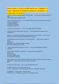 SWA EXAM 2 STUDY GUIDE WITH ALL CORRECT & 100&percnt; VERIFIED ANSWERS&vert;ALREADY GRADED A&plus; &lpar;UPDATED TO PASS&rpar;