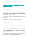 NCLEX Review Saunders Exam 2025&sol;2026 &ndash; All Questions  with Accurate Answers 