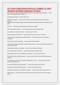 AFT AASA CYBER EXAMS WITH ALL CORRECT & 100&percnt; VERIFIED ANSWERS &lpar;UPDATED TO PASS&rpar;