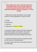 SFDC ADMIN TEST FINAL EXAM AND PRACTICE  EXAM QUESTIONS ACTUAL EXAM COMPLETE  ACCURATE EXAM QUESTIONS WITH DETAILED  VERIFIED ANSWERS &sol;ALREADY GRADED A&plus;&sol; LATEST  EXAM&excl;&excl;&excl;