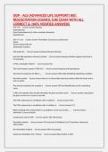 ODP - ALS &lpar;ADVANCED LIFE SUPPORT&rpar; REF&colon; RESUSCITATION COUNCIL &lpar;UK&rpar; EXAM WITH ALL CORRECT & 100&percnt; VERIFIED ANSWERS 