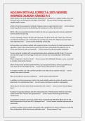 ALS EXAM WITH ALL CORRECT & 100&percnt; VERIFIED ANSWERS &lpar;ALREADY GRADED A&plus;&rpar;