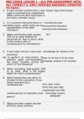 RED CROSS LESSON 1 - ALS PRE-ASSESSMENT WITH ALL CORRECT & 100&percnt; VERIFIED ANSWERS &lpar;UPDATED TO PASS&rpar;