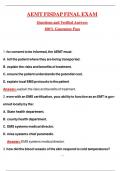 AEMT FISDAP FINAL EXAM STUDY 2025 Questions and Verified Answers &lpar;2025 &sol; 2026&rpar; 100&percnt; Guarantee Pass